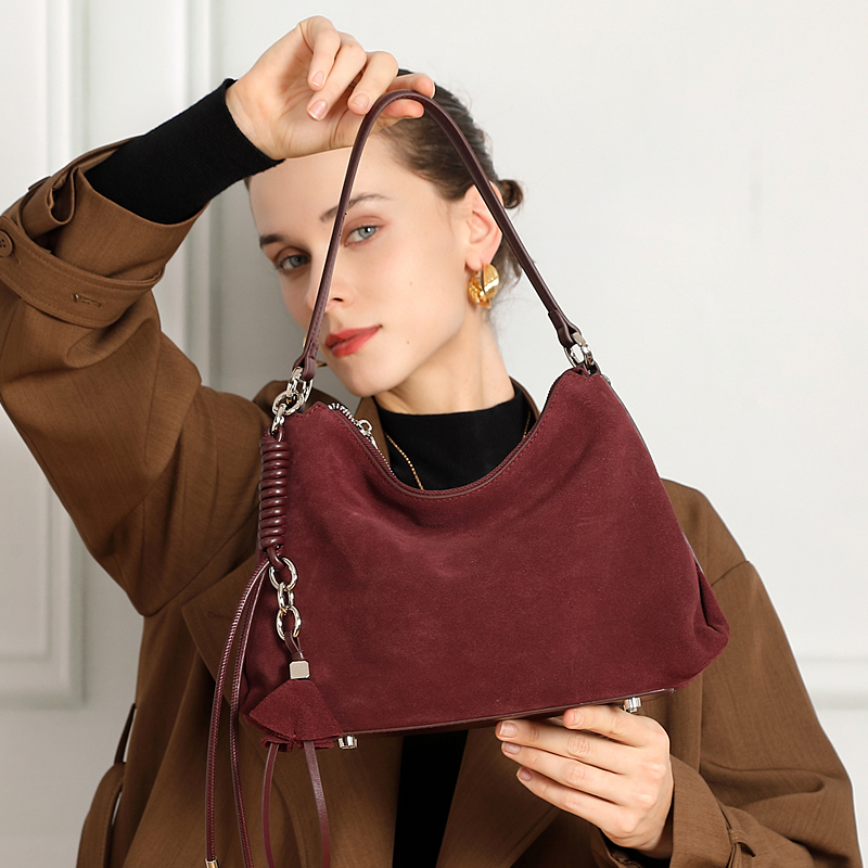HIFASHION Trendy Suede Leather - Women Bags 2026 Trends recension och pris