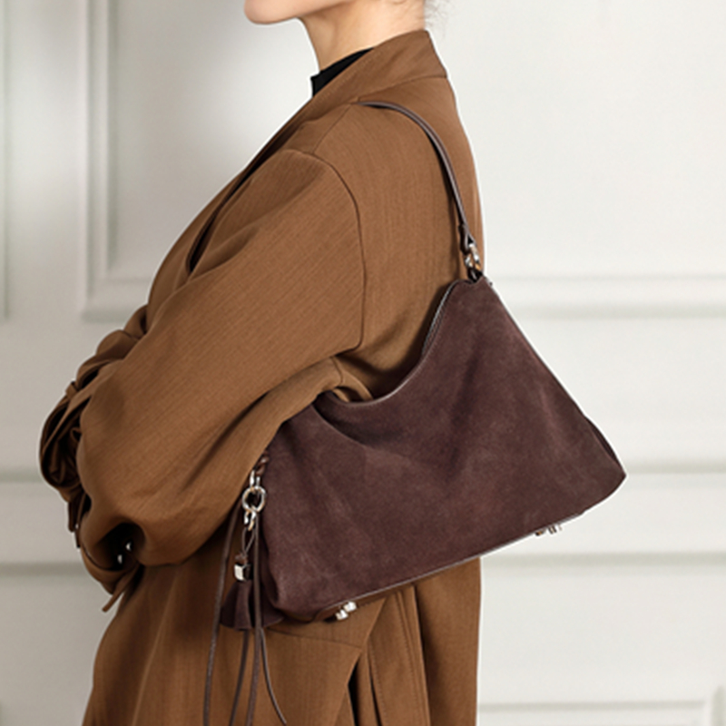 HIFASHION Trendy Suede Leather - Women Bags 2026 Trends recension och pris
