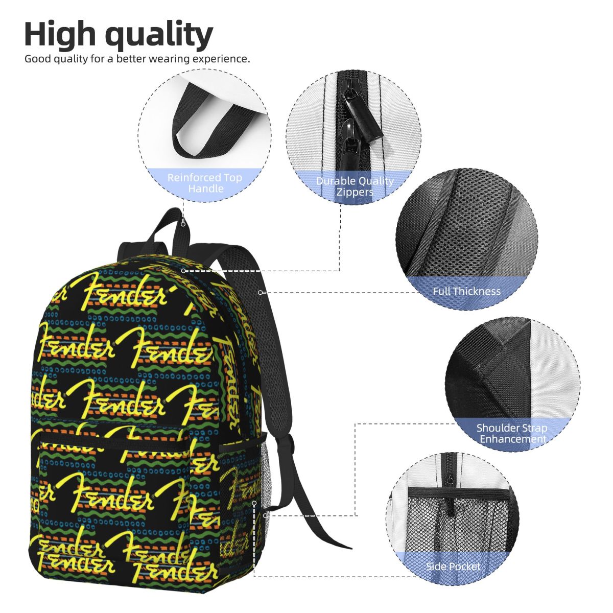 90s Music Company Fender Guita - Women Bags Company recension och pris