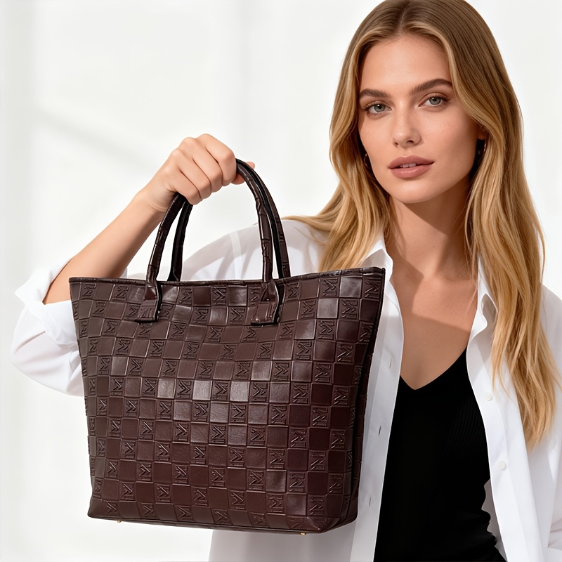 Light Luxury Deep Brown Quilte - Women Bags On Sale recension och pris
