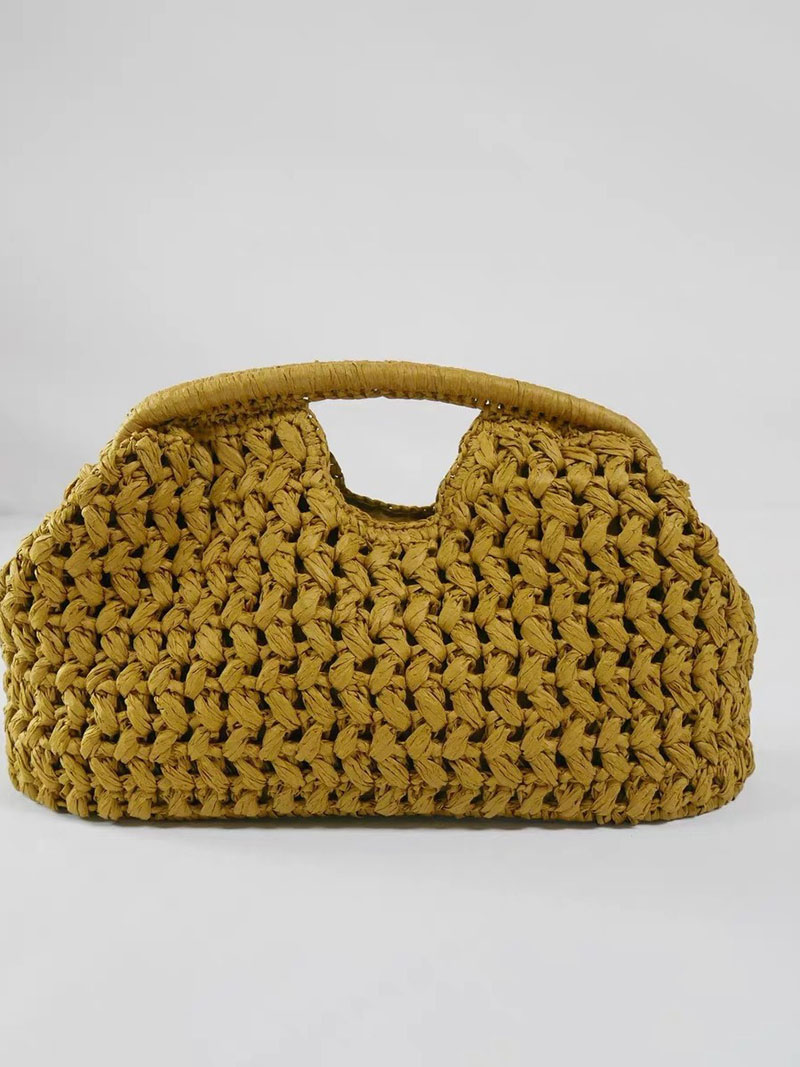 Elegant Ladies Chain Woven Han - Women'S Raffia Bags recension och pris