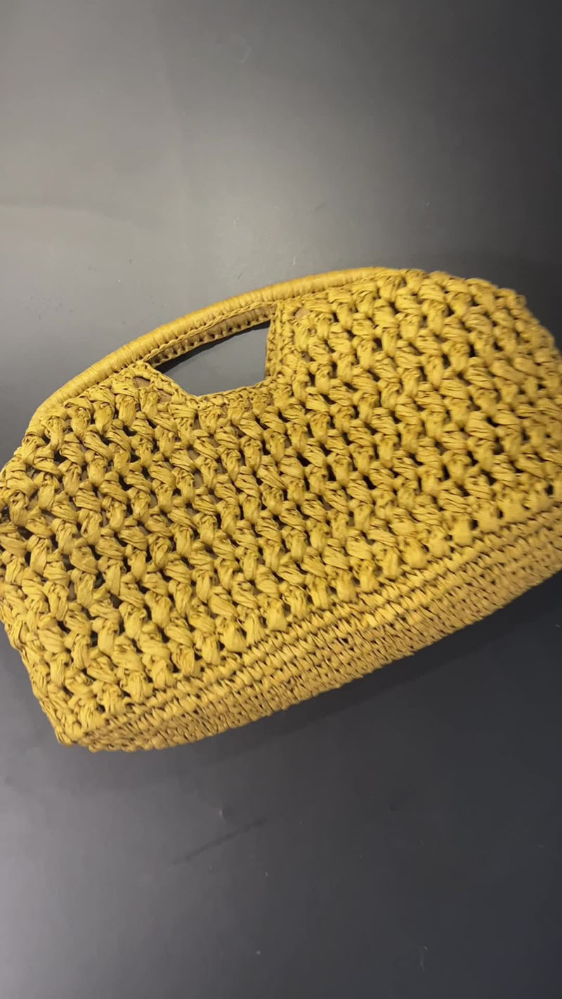Elegant Ladies Chain Woven Han - Women'S Raffia Bags recension och pris