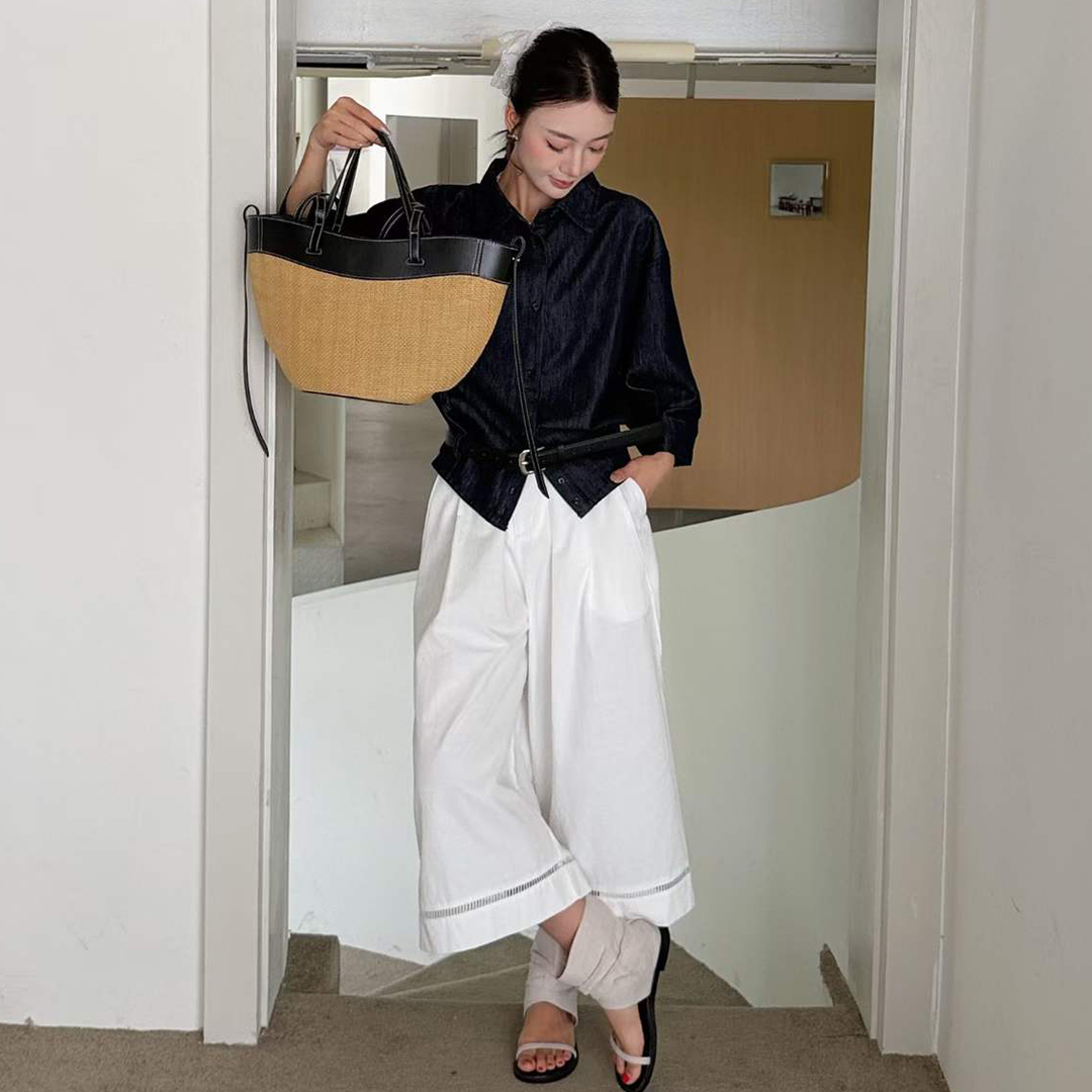 Mendy Genuine Leather Natural  - Women'S Raffia Bags recension och pris