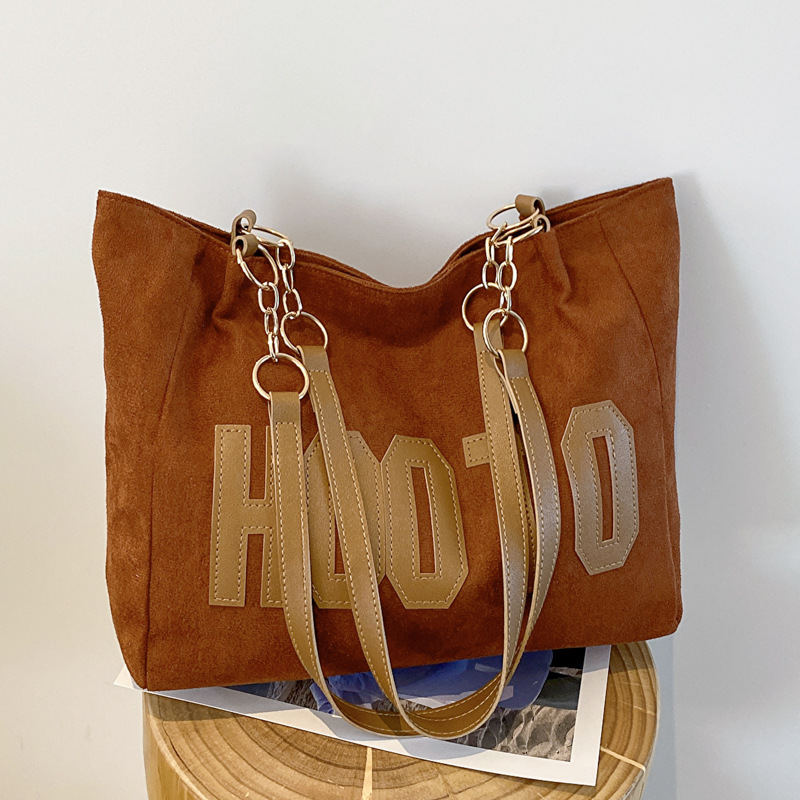 Solid Color Shoulder Bag, Tren - Women Hand Bags For Office recension och pris
