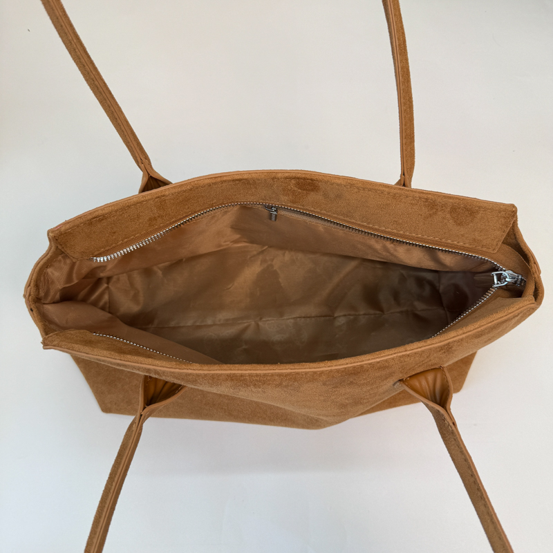 Vintage-Inspired Brown Suede A - Women Hand Bags For Office recension och pris
