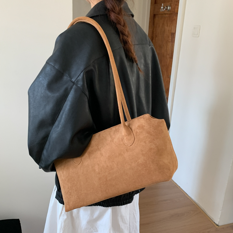 Vintage-Inspired Brown Suede A - Women Hand Bags For Office recension och pris